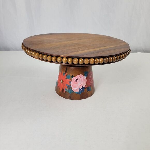 The Pioneer Woman Wishful Winter Beaded Cake Stand - Picture 1 of 8